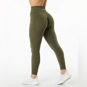 ALPHALETE AMPLIFY LEGGINGS (S)- Oak